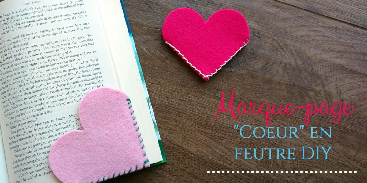 DIY marque-page en feutre