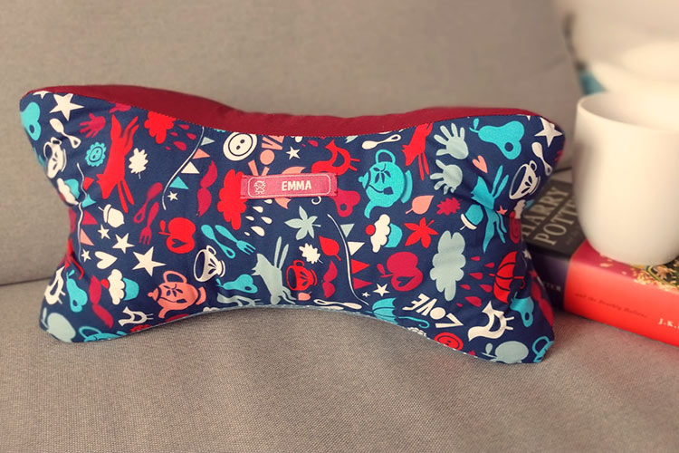 Coudre un coussin pour la nuque - instructions et patron gratuit | Image
