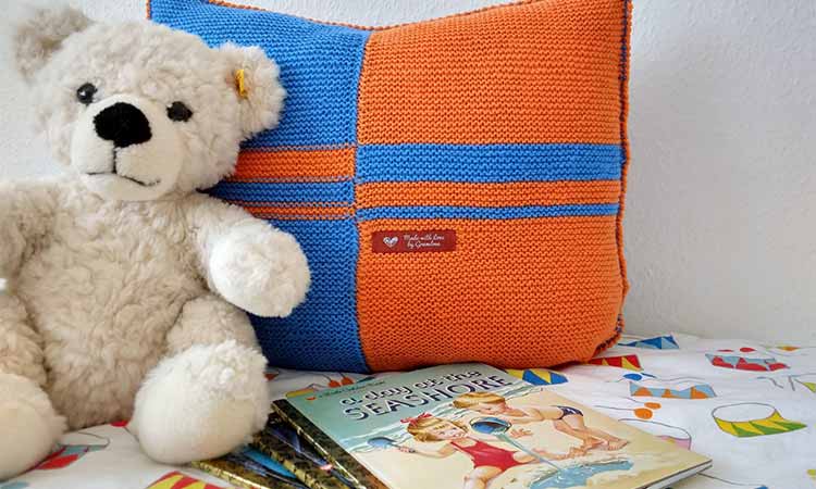 DIY: Tricoter une housse de coussin